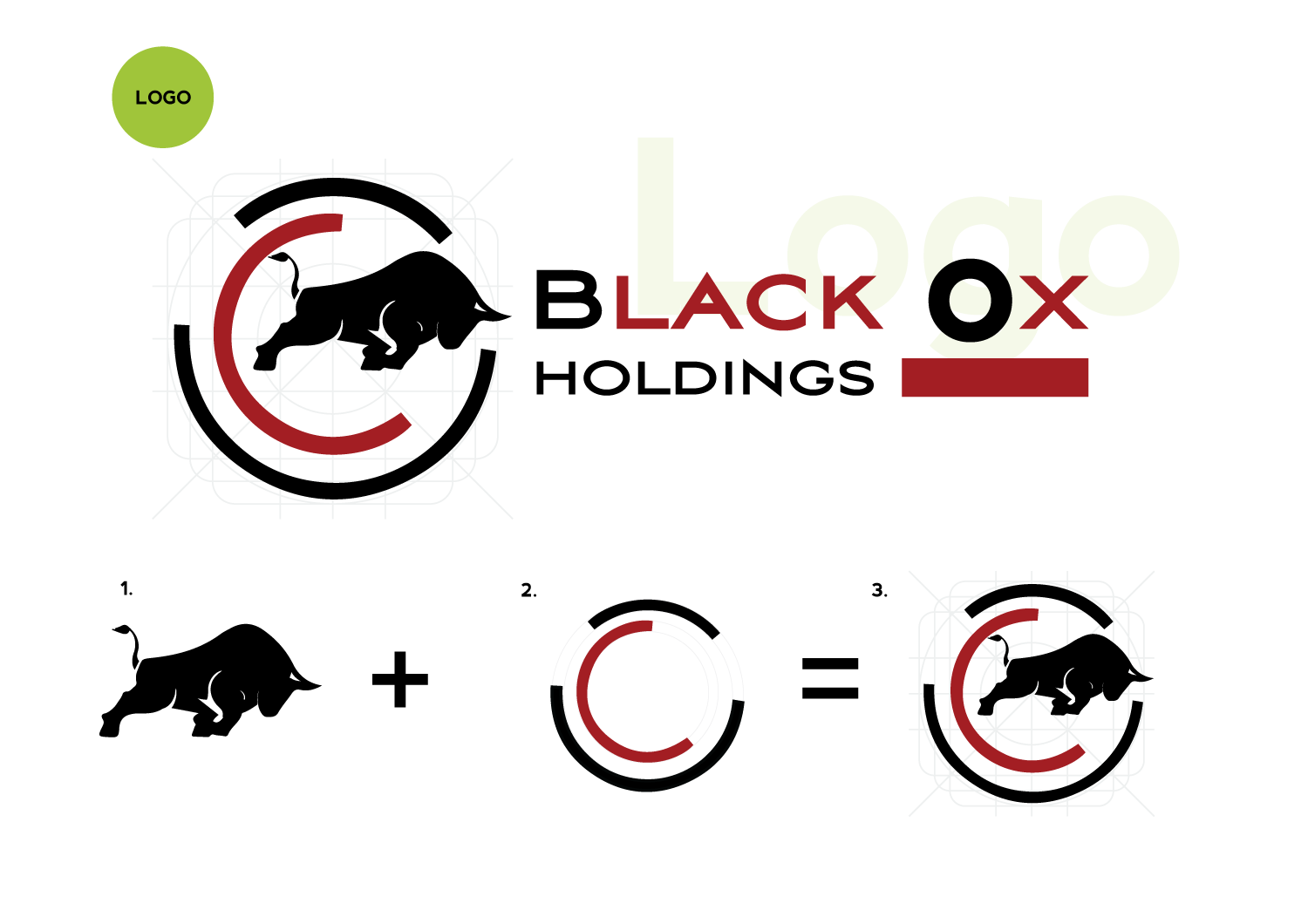 Black Ox Holdings logo section