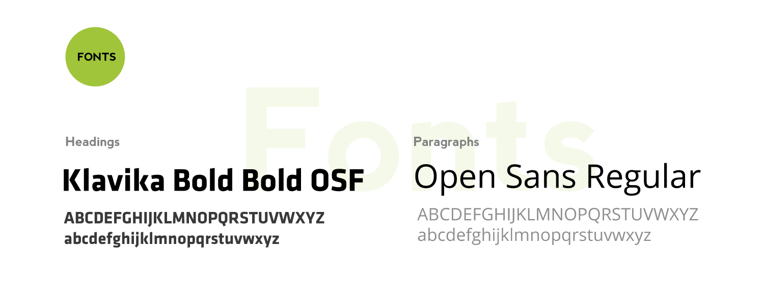 OneConnect typography