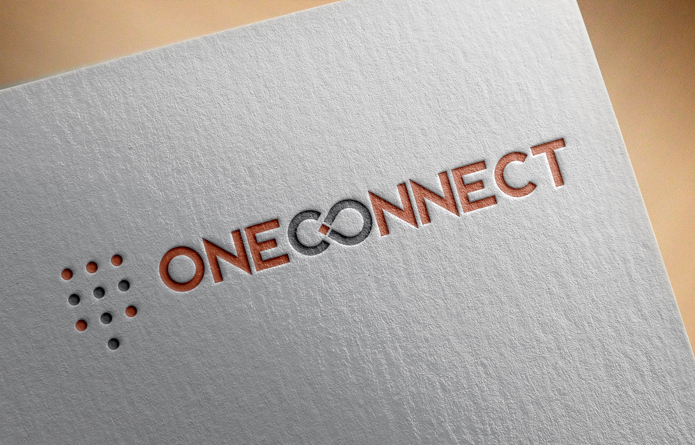 OneConnect paper branding black